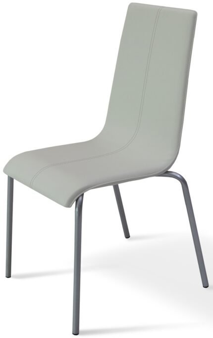 Стілець обідній Келлі зі строчкою, (білий)---