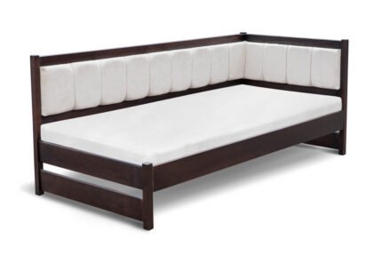 Ліжко Лілі  900*2000, горіх темний (ліве "Г")