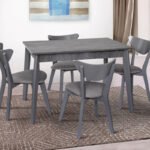 Стіл обідній ПОРТЛЕНД (1130+500)*695, cірий