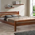 Ліжко Ольга 1400*2000, вільха/горіх