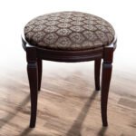 Банкетка кругла Ф 460 (т.горіх/авилла2/7)