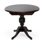 Стіл обідній Гермес Д=89 ( +38 ), венге