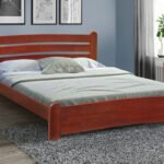 Ліжко Сабріна 1600*2000, вільха/горіх---