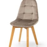 Стілець ІРИС, велюр пісочний