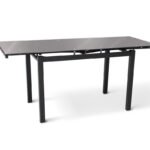 Стіл Венді XS-1025, 110/170*70, чорний (скло)