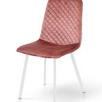 Стілець Некст, білий/пудровий