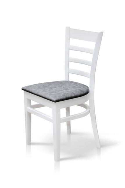 Стілець Оксфорд  (білий/Моррант 07 Лайт)