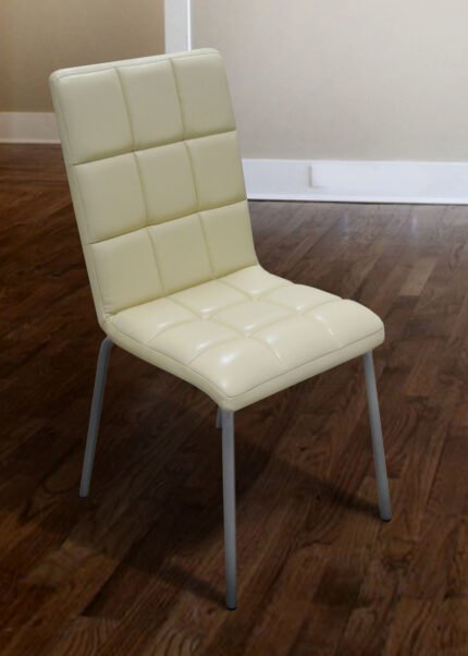 Стілець Аманда (шкірзам молочн)---