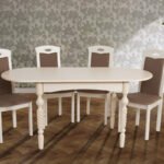 Стіл обідній Бруно (1290+340)*810, беж.---