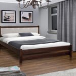 Ліжко Еріка1600*2000 горіх темний Аляска 01 беж