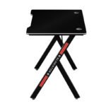 Стіл геймерський Сталкер, чорний/карбон