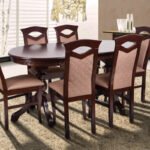 Стіл обідній Оскар Люкс (160+2*40)/90 т.горіх ---