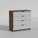 Комод Junior (Джуніор з кришкою 32 мм), Готові кольорові рішення  Дуб сонома світлий