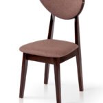 Стілець ОСТІН м'який, горіх темн/коричнева ткан