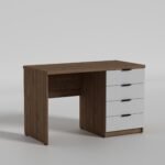 Стіл Junior (Джуніор) з 4 шухлядками та кришкою 32 мм, Готові кольорові рішення  Кашемір