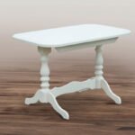 Стіл обідній Аврора ( 1020+330 )/680 білий