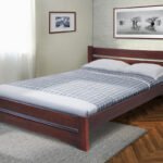 Ліжко Глорія 1400*2000, горіх темний