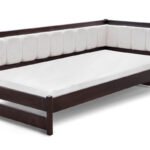 Ліжко Лілі 900*2000, горіх темний ( праве "7")