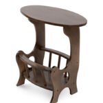 Столик газетниця, світлий горіх---