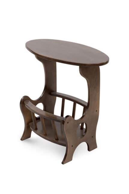 Столик газетниця, світлий горіх---