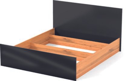 Ліжко 2 спальне "Афіна" (ш.1700 / в.950 / г.2052)