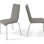 Стілець обідній Келлі зі строчкою, (сірий)---