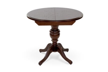 Стіл обідній Гермес Д=89 ( +38 ), т.горіх