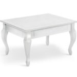 Стіл журнальн Вега (без скла), білий