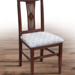 Стілець Юля тверд.спинка (білий/Каппадокия 2602)