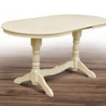 Стіл Говерла-2 розкл (120+40)/80,сл. кістка патина