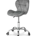 Стілець офісний Роккі, велюр сірий