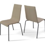 Стілець обідній Келлі зі строчкою, (молочн)---