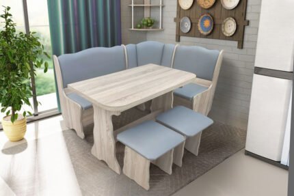 Кухонний гарнітур Гармонія ДСП трюфель/сірий