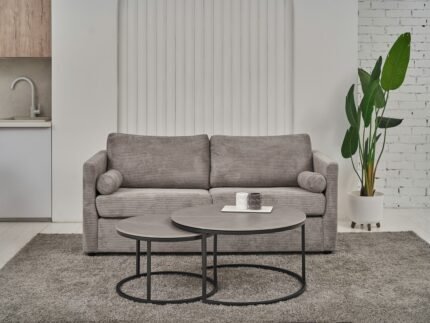 Комплект журнальних столів CT-35 Лоренза петра грей + чорний