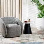 Поворотне крісло "Тіно" сірий