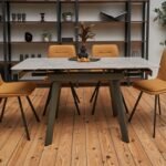 Керамічний стіл TM-80 вера грей + сірий