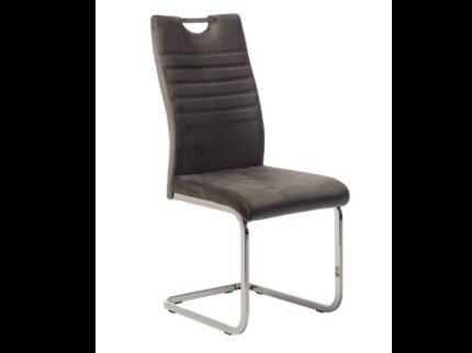 Стілець S-120 сірий велюр