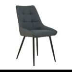 Стілець M-75 сірий + чорний