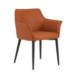 Стілець M-90 теракотовий + чорний