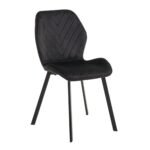 Стілець N-54 чорний велюр + чорний