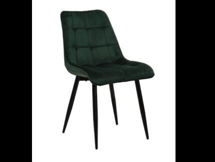 Стілець N-46 смарагдовий велюр + чорний