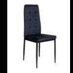 Стілець N-66-2 чорний велюр