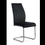 Стілець S-118 чорний велюр