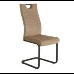 Стілець S-121 капучино велюр + чорний