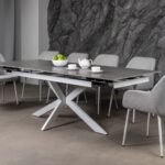 Керамічний стіл Тіціано TML-1150 делікато грей + білий