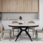 Керамічний стіл Ноемі TML-996 вествуд + чорний