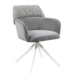 Стілець поворотний R-165 прованс + білий