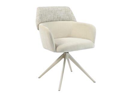 Стілець поворотний R-165 тофу + капучино