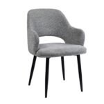 Стілець M-234 холодний сірий + чорний