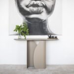 Консоль "Крістіано" аврора голд + бежевий